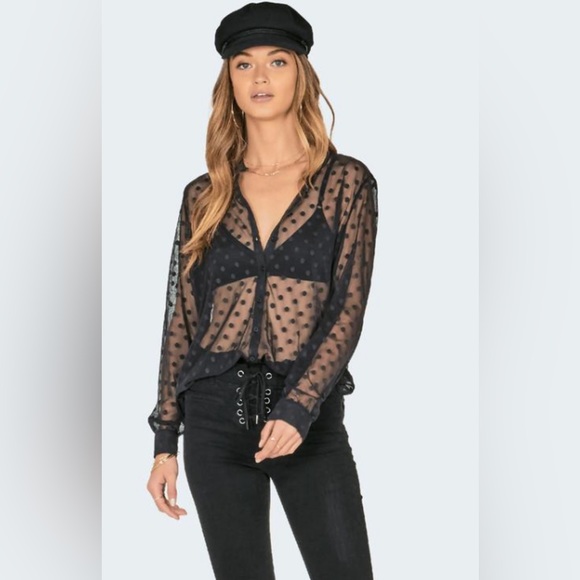 Amuse Society Tops - NWT Amuse Society Worth Frisk long sleeve woven MSRP $60 P2P 18